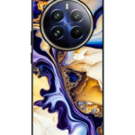 Realme 12 Pro Plus Mobile Back Cover with Artistic Liquid Ink