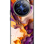 Realme 12 Pro Plus Mobile Back Cover with Artistic Liquid Ink