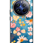 Realme 12 Pro Plus Back Cover Elegant Floral Patterns