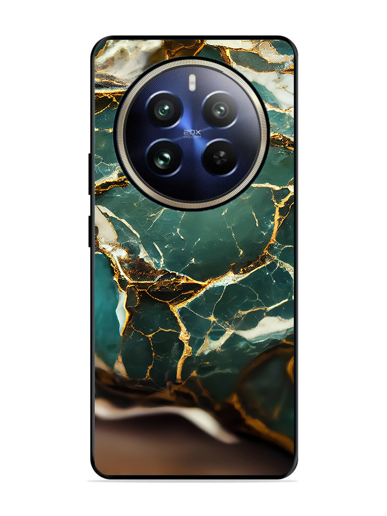 Realme12ProPlusMobileCover N42 gold teal 14 MMC 545 1 Realme 12 Pro Plus Back Cover Gold Teal Marble