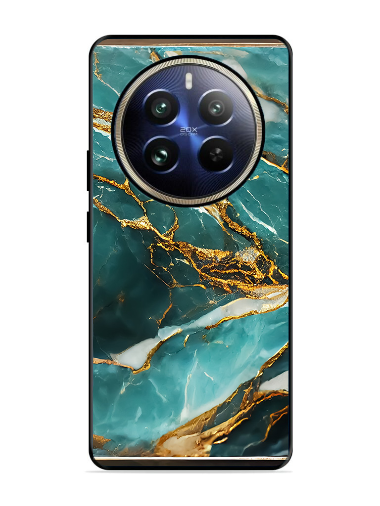 Realme12ProPlusMobileCover N42 gold teal 16 MMC 547 1 Realme 12 Pro Plus Back Cover Gold Teal Marble