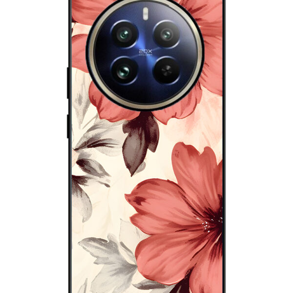 Realme12ProPlusMobileCover N47 Grunge Floral Background MMC 714 1 Realme 12 Pro Plus Back Cover Groovy Boho