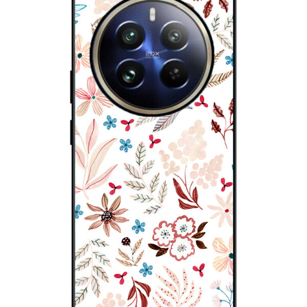 Realme12ProPlusMobileCover N52 Watercolor MMC 744 1 Realme 12 Pro Plus Back Cover Flower Watercolor