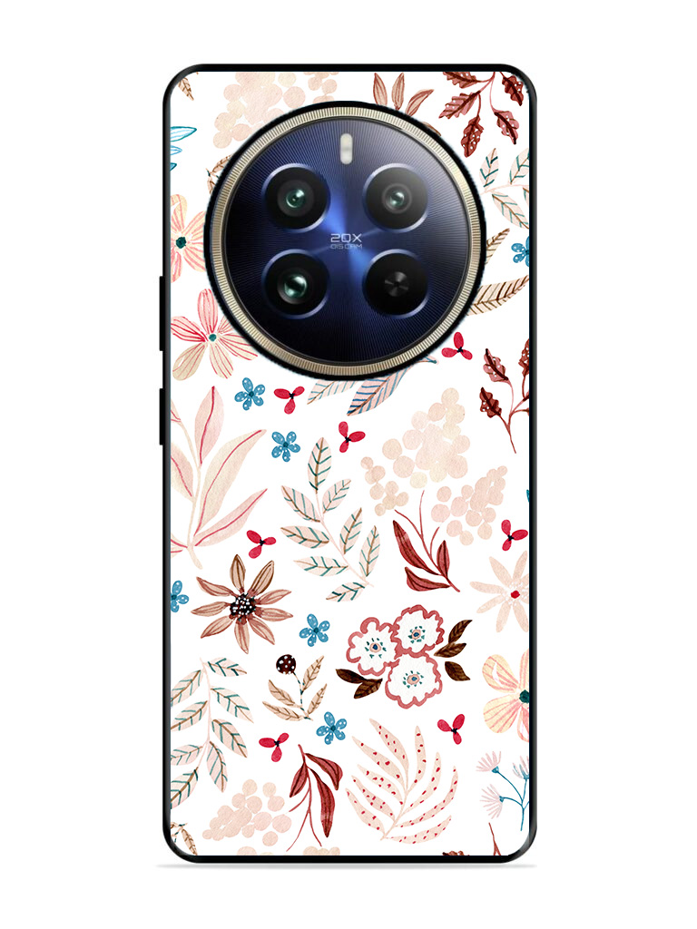 Realme12ProPlusMobileCover N52 Watercolor MMC 744 1 Realme 12 Pro Plus Back Cover Flower Watercolor