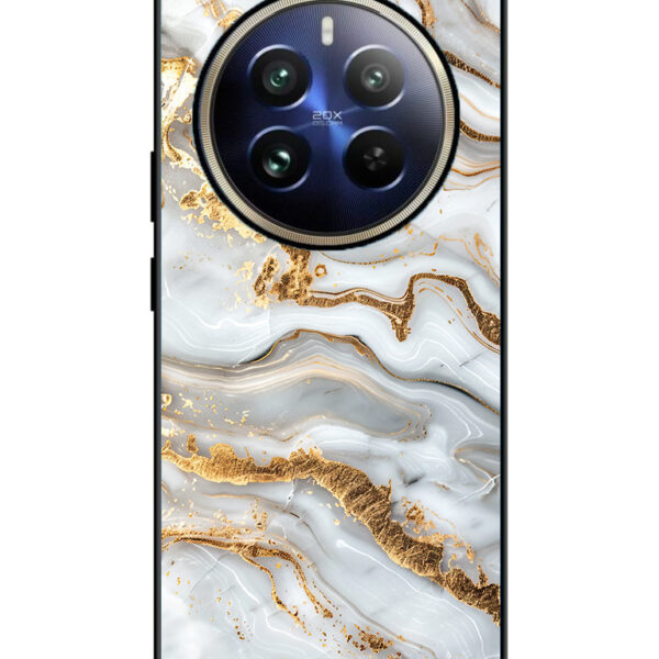 Realme12ProPlusMobileCover N6 White Marble 12 MMC 72 1 Realme 12 Pro Plus Back Cover White Marble