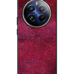 Realme 12 Pro Plus Back Cover Pink Burgundy Watercolor Effect