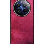 Realme 12 Pro Plus Back Cover Pink Burgundy Watercolor Effect