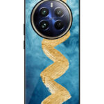 Realme 12 Pro Plus Back Cover Pink Burgundy Watercolor Effect