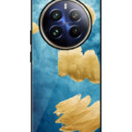 Realme 12 Pro Plus Back Cover Pink Burgundy Watercolor Effect