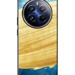 Realme 12 Pro Plus Back Cover Pink Burgundy Watercolor Effect