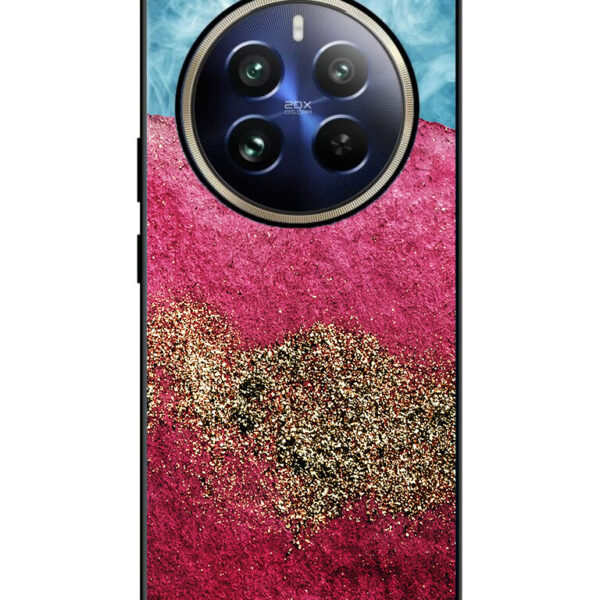 Realme12ProPlusMobileCover N76 pink burgund watercolor 2 MMC 949 1 Realme 12 Pro Plus Back Cover Pink Burgundy Watercolor Effect