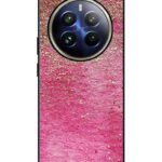 Realme 12 Pro Plus Back Cover Pink Burgundy Watercolor Effect