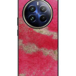 Realme 12 Pro Plus Back Cover Pink Burgundy Watercolor Effect