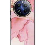 Realme 12 Pro Plus Back Cover Pink Ink Fluid