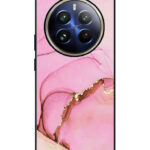Realme 12 Pro Plus Back Cover Pink Ink Fluid