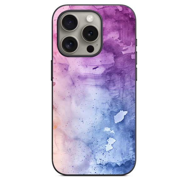 iphone 15 pro back cover N1 Colorful Watercolor Canvas Background 08 MMC 8 iPhone 15 Pro Back Cover Colorplus