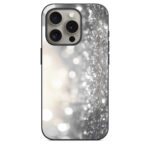 iPhone 15 Pro Back Cover Golden Sparkles