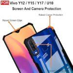 Vivo Mobile Cover4 Mobile Cover for Vivo Y17 / Y12 / Y15 (Polycarbonate_Black)